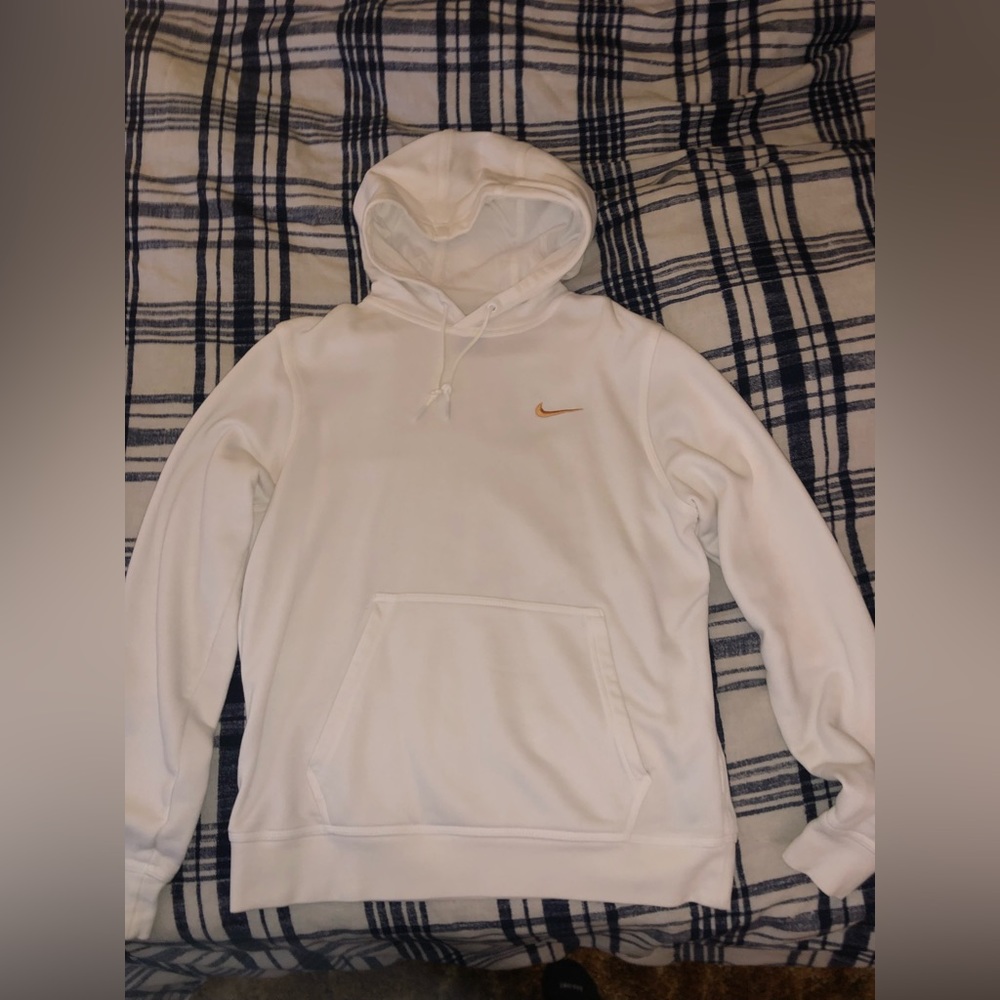 Unisex medium white Nike hoodie